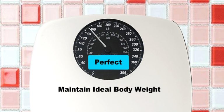 Weight Scale Maintaining Ideal Body-Weight